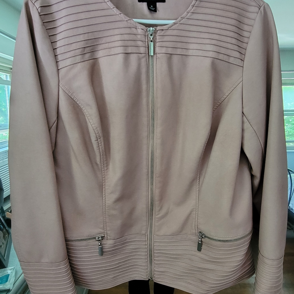 Leather coat